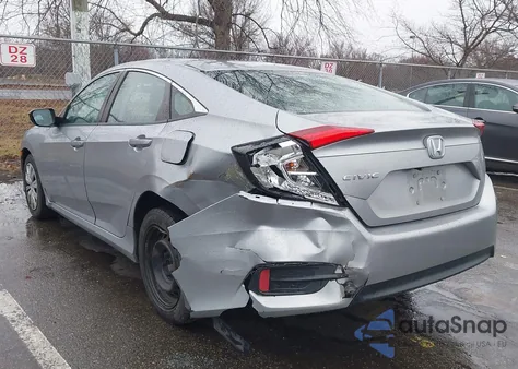 2016 Honda Civic Lx from USA, damaged, VIN 19XFC2F57GE200326